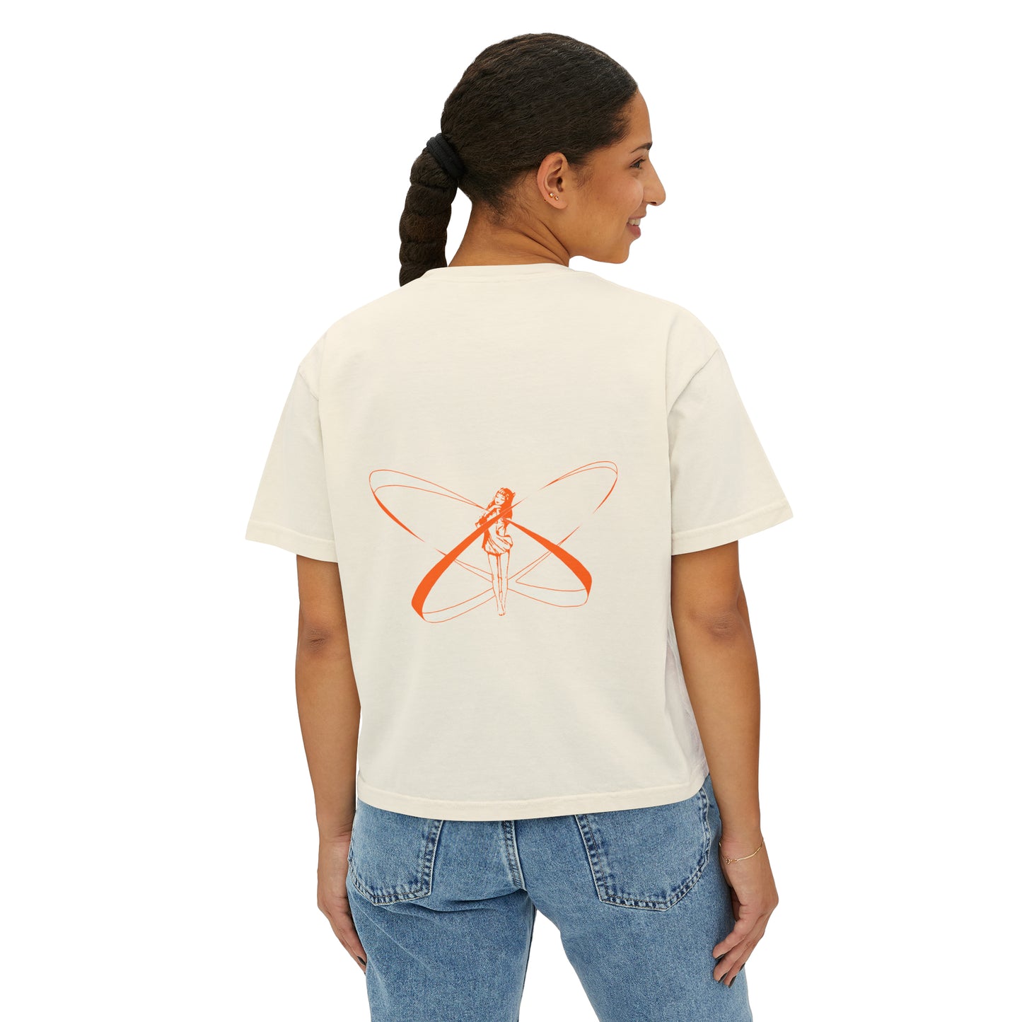 Healing Energy Research Boxy Crop Tee