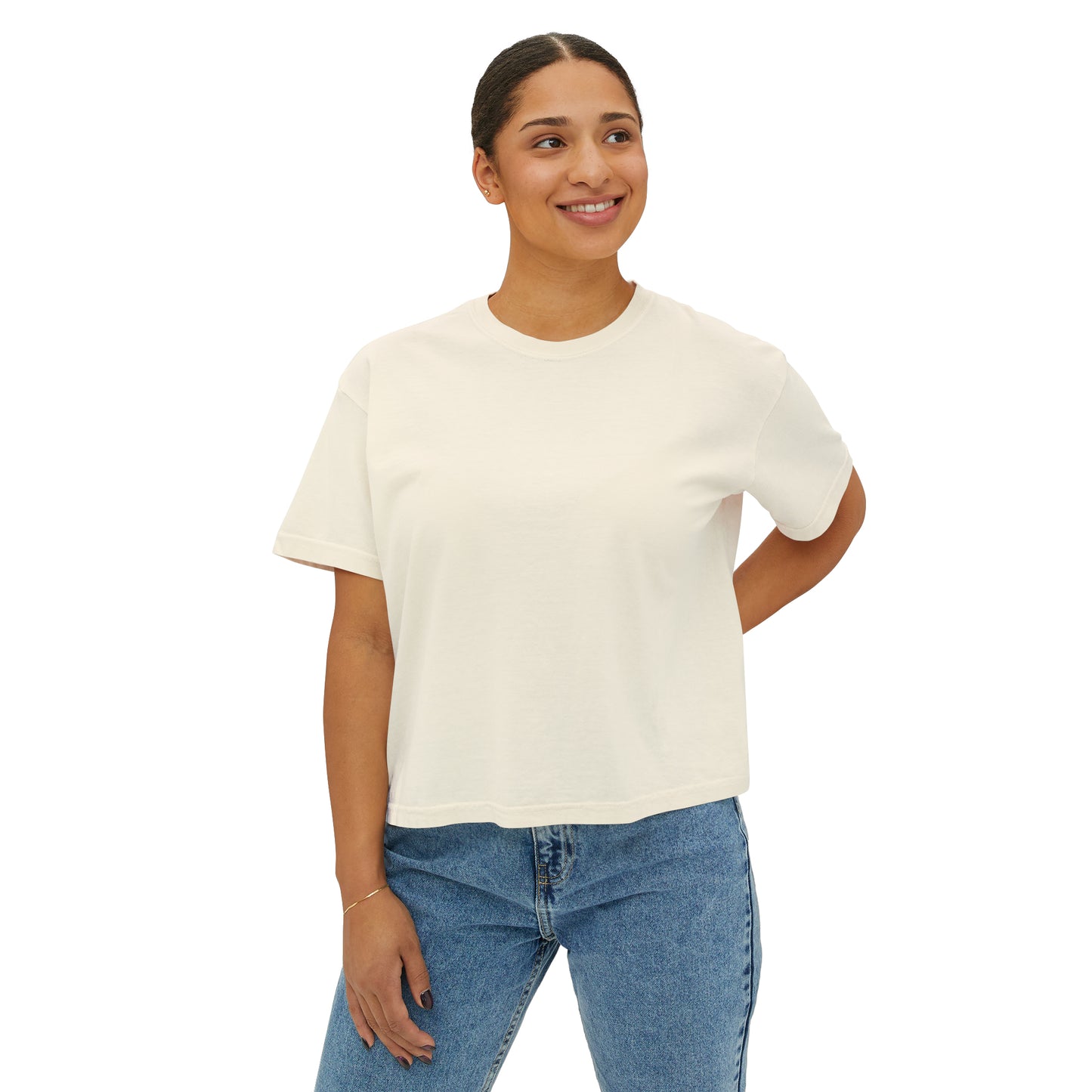 Healing Energy Research Boxy Crop Tee